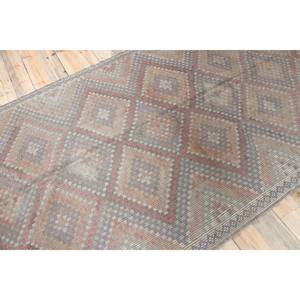 Tapis de 5,4 x 11,8 pieds, tapis turc Kilim, tapis géométrique vintage en laine verte - Product Image 2