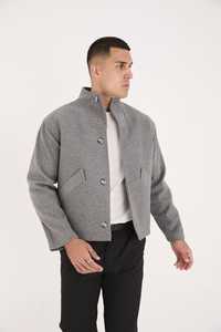 Chaqueta Parka de satén impermeable de invierno informal para hombre con bolsillos con cremallera, Abrigo acolchado cálido, abrigo de estilo moderno - Product Image 4