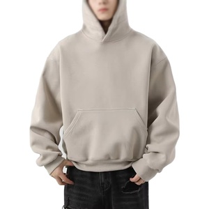 Sudadera con Capucha Personalizada 2026, Corte Holgado, 400gsm, para Hombre, Estilo Urbano, Sudadera Oversize Lisa - Product Image 2