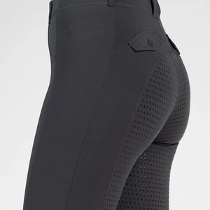 High Quality Women's Equestrian Full Grip Silicone <b>Winter</b> Equestrian Riding <b>Tights</b> with Phone Pocket Horse Riding <b>Tights</b> - Product Image 3