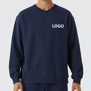Custom Men's Winter Hoodie 100% Cotton Heavyweight 350gsm Fleece Oversized Digital Printing Zipper-Up Embroidered Sweatshirt - Product Image 4