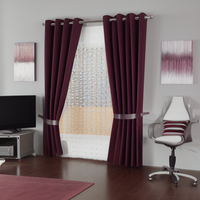 Textiles de maison en vrac, rideaux occultants en microfibre, rideaux et draperies sur mesure pour la maison et les hôtels