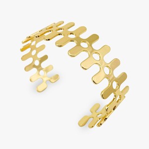 2024 New Year Decorations, Valentine's Day Hollow Leaf Open <b>Bracelets</b> for Women Gold Color <b>Bracelet</b> With Best Selling - Product Image 4