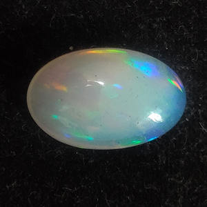 Opale éthiopienne naturelle, cabochon ovale 17x11mm, 6.75 cds, cabine en opale véritable pour bijoux pleins de feu, cabine en opale blanche, pierres précieuses - Product Image 6