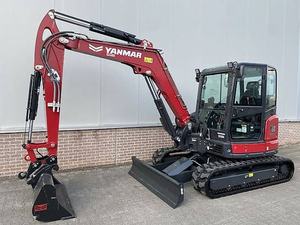 Excavadora Yanmar SV60-B de 6 Toneladas, Miniexcavadora Hidráulica de Giro Cero para Construcción, Paisajismo y Trabajos de Servicios Públicos, Motor Laidong - Product Image 3