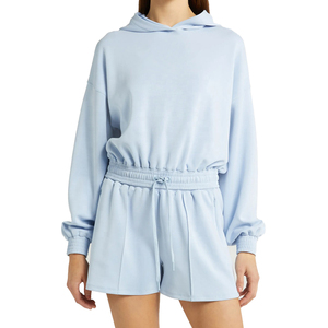 New Arrival Outdoor Wear Hoodies New Fashionable <b>Crop</b> <b>Top</b> Hoodies for Women <b>Top</b> Quality <b>Crop</b> <b>Top</b> Breathable Hoodies - Product Image 1