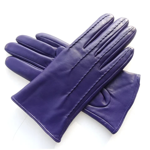 Gants de robe en cuir véritable de qualité supérieure Gants de fitness à la mode d'hiver Gants de robe en cuir de qualité supérieure fabriqués - Product Image 5