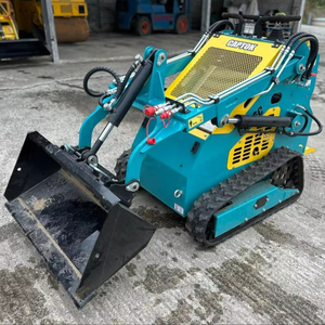 Minicargador barato CE EURO5 EPA, minicargador de orugas de rueda diésel con motor EPA, minicargador de oruga para todo terreno, envío gratuito - Product Image 1