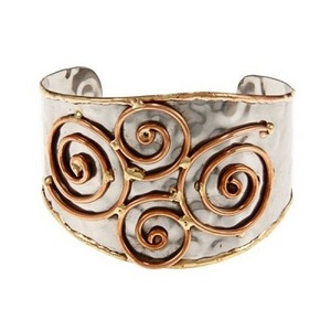 Bracelet en laiton Bijoux en laiton Bracelets et Bracelets Cuivre Antique Plaqué Indien de l'Inde Cadeau Vintage Étoile Unisexe Alliage de cuivre - Product Image 1