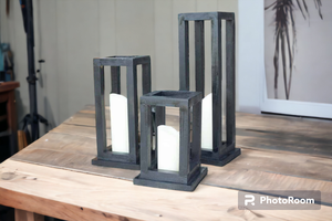 โคมไฟไม้ดีไซน์ทันสมัยในหลายรูปทรงเชิงเทียนตกแต่งบ้านสําหรับตกแต่งงานปาร์ตี้ Votive มีจําหน่ายในราคาที่ดีที่สุด - Product Image 6