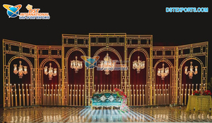 Estructuras Metálicas Modernas para Fondo de Escenario de Boda, Decoración de Lujo para Bodas, Diseño de Boda con Estructura Metálica, Soporte de Acero Inoxidable, Reino Unido - Product Image 3