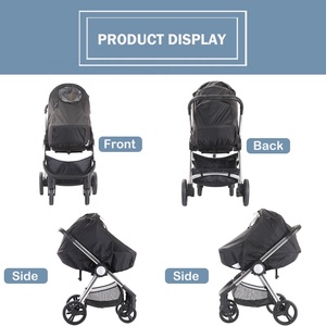 Passeggino per carrozzina Baby trend double <span class=keywords><strong>city</strong></span> con scudo meteorologico singolo con coprigambe e parapioggia - Product Image 5