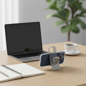 Funda para Teléfono Móvil IP15 con Acabado Brillante y Protección Total de TPU+PC, con Soporte de Tira y Protector de Cámara - Product Image 2