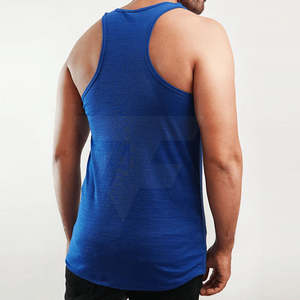 Vente chaude hommes à séchage rapide débardeur couleur unie sans manches formation vêtements de sport pour la musculation - Product Image 2