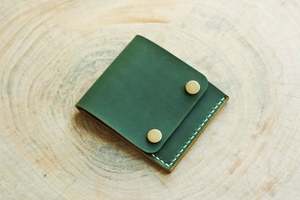 Portefeuille bifold en cuir véritable vintage à fermeture ouverte pour homme, design minimaliste, porte-monnaie LBW-0136 - Product Image 6