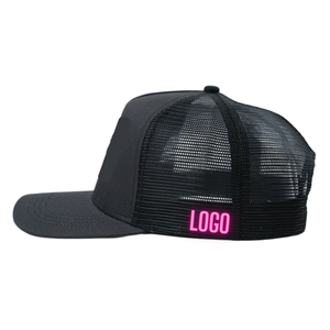 OEM ODM 5 Panel Trucker <b>Cap</b> Adjustable Snapback <b>Plain</b> Blank <b>Baseball</b> Hat Custom Embroidery Structured Mesh High Quality Unisex - Product Image 3