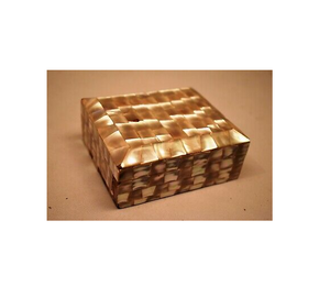 Joyero de fregona de lujo 100%, fregona India hecha a mano, cajas de madera con incrustaciones, patrón cuadrado, proveedor al por mayor - Product Image 2