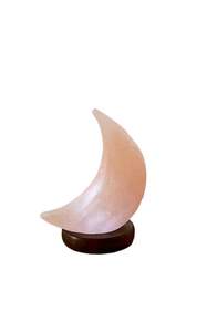 Luna USB Decorativo Himilayan Rosa Sal Lámpara Natural Artesanía Producto - Product Image 2