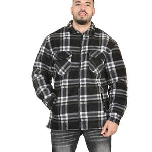 Camisa de franela a cuadros para hombre, nuevo diseño al por mayor, ajuste regular, informal, manga larga, algodón, franela para primavera y otoño - Product Image 1