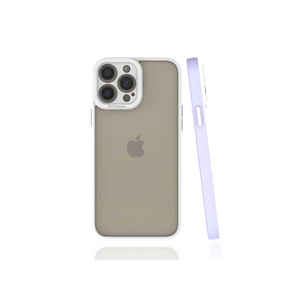 Funda Protectora de Silicona para Teléfono ASMA Mima Serie Lilac para iPhone 13 Pro Max con Función Antihuellas, Modelo A22 - Product Image 1