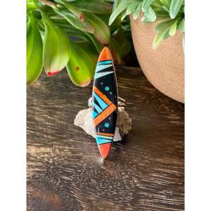 Navajo-Made Multi Stone & Sterling Silver Galaxy <b>Ring</b> Invisible Setting Free Size (<b>Adjusts</b> Size 7.75) Unique Number Shape Gift - Product Image 1