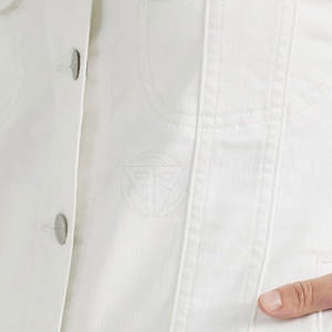 Vestes en jean en toile tricotée pour femmes, faible MOQ - Respirantes, écologiques, design personnalisé, légères, 100% coton - Product Image 6