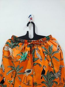 Pyjamas de luxe en coton pour femmes Vêtements de nuit confortables à imprimé jungle Ensemble de pyjama de vêtements de nuit confortables faits à la main - Product Image 2