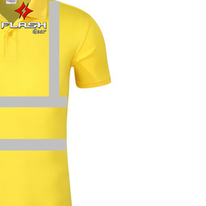 Oem Color superventas Hi vis Polo rayas reflectantes seguridad Polo camisetas seguridad Polo manga larga - Product Image 6
