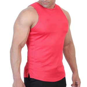 Solid Color OEM Customized Quick Dry Streetwear High Quality Sports Trendy Tank Top <b>Compression</b> Breathable Summer Fit Plain - Product Image 1