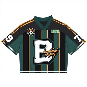 Camisetas para Fanáticos del Fútbol Americano |   Uniformes Deportivos Personalizados Transpirables de Manga Corta 100% Poliéster Tallas Personalizadas - Product Image 1