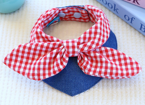 Pet <b>bandana</b> with plaid - Product Image 3