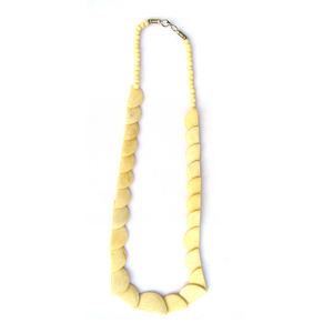 Collar de Cuentas de Hueso Artesanal Indio, Joyería Étnica Contemporánea y Elegante, Accesorio de Moda para Fiestas y Bodas, Precio al por Mayor - Product Image 3