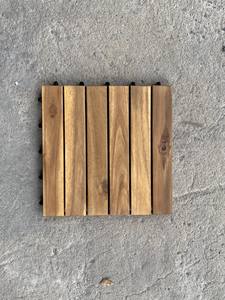 Dalles de sol en bois d'acacia vietnamien imperméables et antidérapantes, finition mate, surface huilée pour usage extérieur - Product Image 5