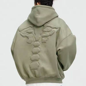 Sweat-shirt à capuche surdimensionné avec logo en relief personnalisé de qualité supérieure pour femmes sweat-shirt à capuche avec impression 3d pour femmes - Product Image 2