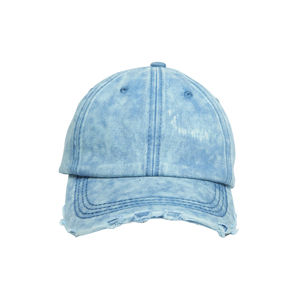 2025 venta al por mayor Unisex Vintage Denim Jeans algodón ajustable papá sombrero desgastado en blanco lavado gorra de béisbol al por mayor gorra Vintage - Product Image 6