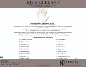 ถุงมือผู้รักษาประตูทำจากยางความหนาแน่นสูงสำหรับนักฟุตบอลสินค้ามาใหม่ - Product Image 3