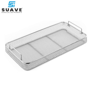 Surgical Tray <b>Sterilization</b> Tray Stainless Steel Mesh Frame Basket Use for Surgical Instruments by SUAVE SURGICAL INSTRUMENTS - Product Image 4