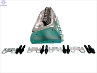 SBC 350 GM350 culasses en aluminium complètes avec boulons de plaque de guidage pièces de moteur pour Chevy 350 5.7L V8 petit bloc