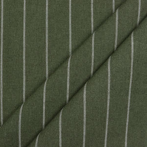 90x90 CM Home Textile Exporters' Woven <b>Table</b> <b>Cloth</b> with <b>Green</b> Stripes 190 GSMS 80% Cotton 20% Polyester - Product Image 3