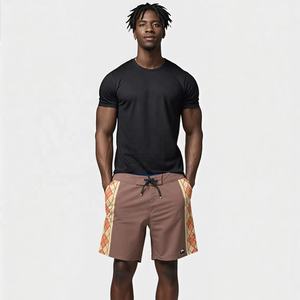 Nouveau short de bain pour homme en coton et élasthanne, tricoté en laine, uni, décontracté, séchage rapide, respirant et léger, idéal pour l'été et la plage - Product Image 6