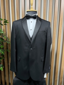 ชุดสูทสำหรับเจ้าบ่าวแต่งงานสูทธุรกิจผ้าโพลีเอสเตอร์และวิสคอสสำหรับผู้ชาย - Product Image 6