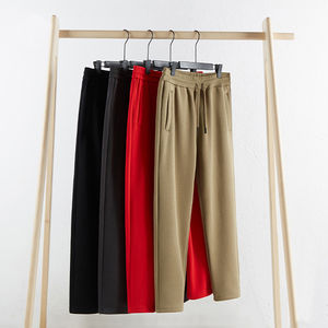 กางเกงวอร์มผ้าฝ้ายฟลีซ 100% ทรงลำลอง เอวกลาง สำหรับผู้ชาย ปักโลโก้ได้ คุณภาพสูง เหมาะสำหรับเล่นกีฬา ฟิตเนส วิ่ง - Product Image 5