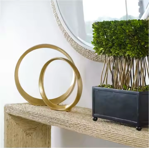 Sculpture en aluminium Décor de table chic pour la maison Hôtel ou restaurant Quantité en vrac disponible - Product Image 3