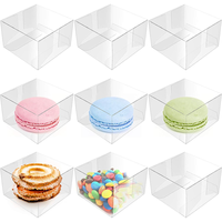 Candy Clear Geschenk box Transparente PVC-Kunststoff-Verpackungs box Kunden spezifische Pet Acetate-Verpackung Favor Macaron Box