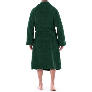 Factory Direct Unisex Terry Bathrobe 100% Cotton-Soft and Absorbent Customizable for Hotels Resorts Spa Home Use for <b>Men</b> & Women - Product Image 2