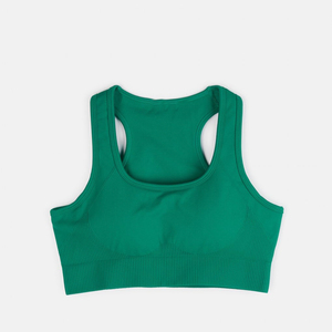 Última Moda de Verano, Top Deportivo Sexy para Yoga con Espalda Cruzada y Cuello en U, Transpirable, de Spandex/Poliéster, Fabricante de Tops para Mujer - Product Image 1