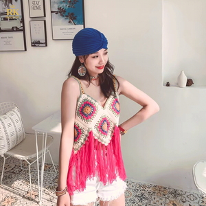 สเวตเตอร์ถักโครเชต์สำหรับผู้หญิงเดรสถักโครเชต์ - Product Image 3