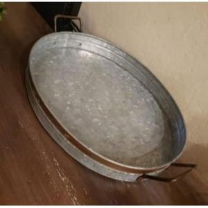Ensemble de plateaux de service galvanisés de qualité supérieure à prix abordable, forme et taille personnalisées, pour les fêtes en plein air, de Rana Overseas Inc - Product Image 6