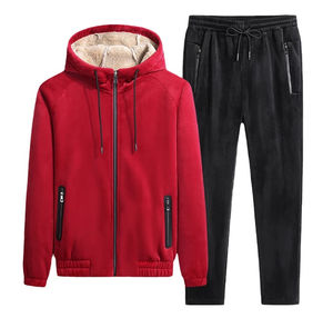 Chándal de lana de tecnología deportiva personalizado para hombre, nuevo diseño, venta al por mayor, trajes deportivos para correr con cosas calientes y buenas para deportes de invierno - Product Image 6