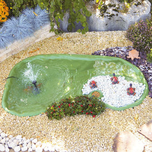Estanque de 210 Litros para Fuente de Jardín Tortugas Ninja Verdes 185x108xh32 - Product Image 1